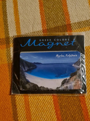 Souvenir magnet from Kefalonia new, size 9 x 6 cm