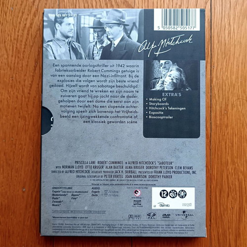 Saboteur DVD μεταχειρισμένο, θρίλερ χωρίς ελληνικούς υπότιτλους