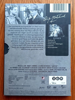 Saboteur DVD μεταχειρισμένο, θρίλερ χωρίς ελληνικούς υπότιτλους