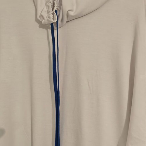 Sugarfree White Long-Sleeve Blouse Size Large Like New