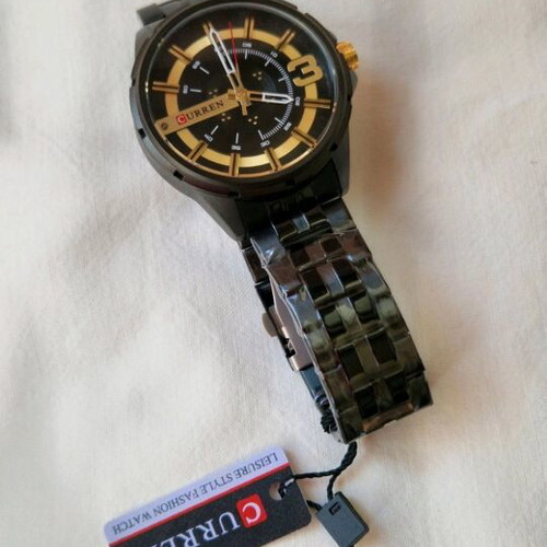 Curren men's watch new, black