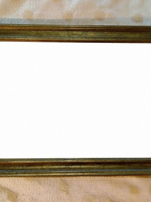 Wooden picture frame antique gold 80x100 cm like new, landscape