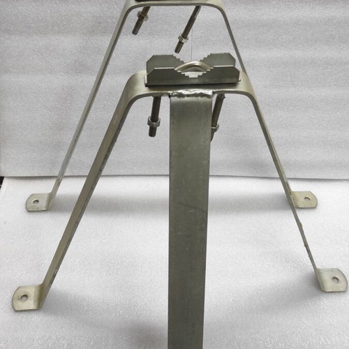Large galvanized base for mast mounting new