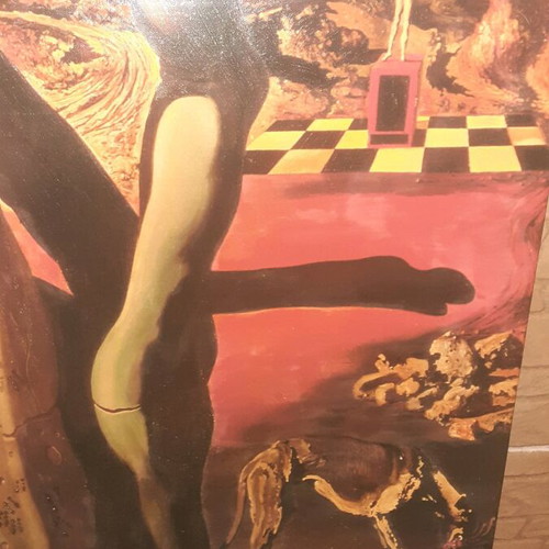 Salvador Dalí Metamorphosis of Narcissus painting refurbished