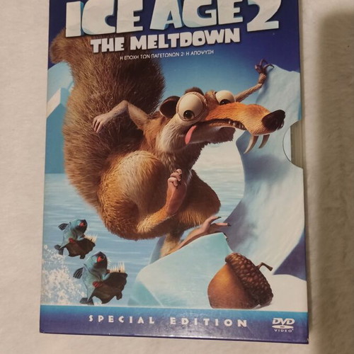 Ice Age 2 DVD, dubbed animated movie