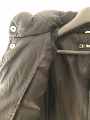 Puffer jacket M black like new, cropped