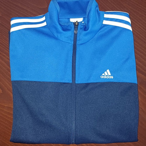 Adidas vintage jacket like new, blue, size L
