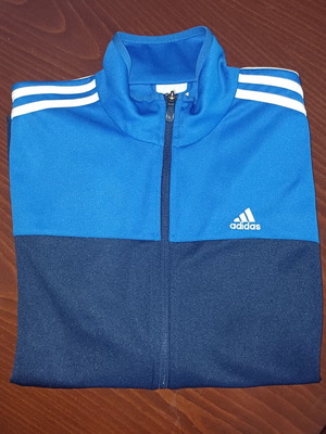 Adidas vintage jacket like new, blue, size L