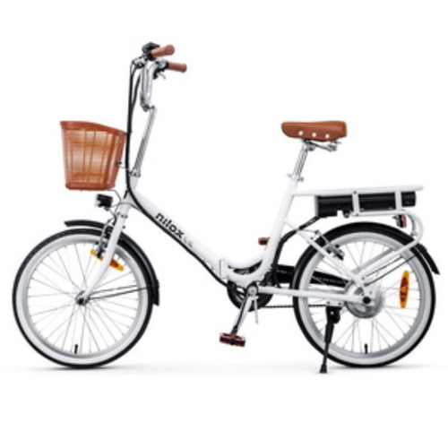 Nilox folding electric bike with basket