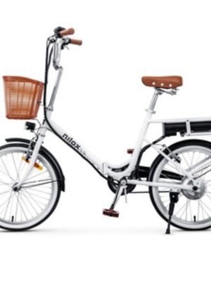 Nilox folding electric bike with basket