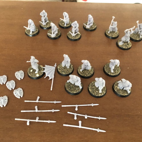 Iron Hills 3D Printed Dwarf Miniatures for Mesbg Game New