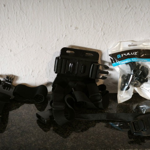 GoPro HERO 7 Black used with extra battery, dual charger, Lowepro case and accessories