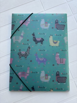 Lama elastic folder new with large capacity