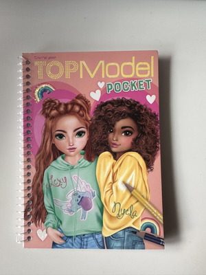 Top Model Pocket coloring book new