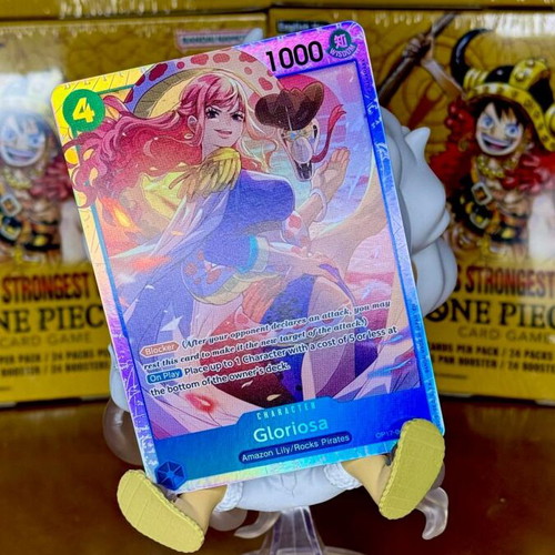 One Piece TCG Gloriosa card OP17-046 V.1, pack of 2