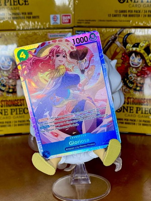 One Piece TCG Gloriosa card OP17-046 V.1, pack of 2