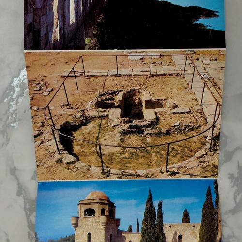 Set of 10 Rhodes (Filerimos) postcards from the 1970s