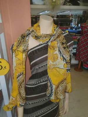 Pashmina scarf colorful new 2 meters by 75 width