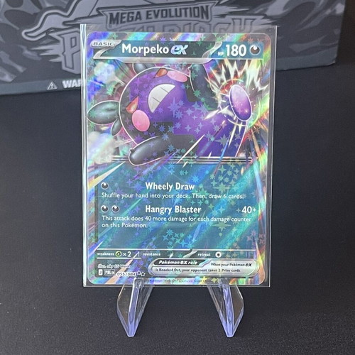 Morpeko EX Pokémon TCG card Pitch Black 055/084 like new