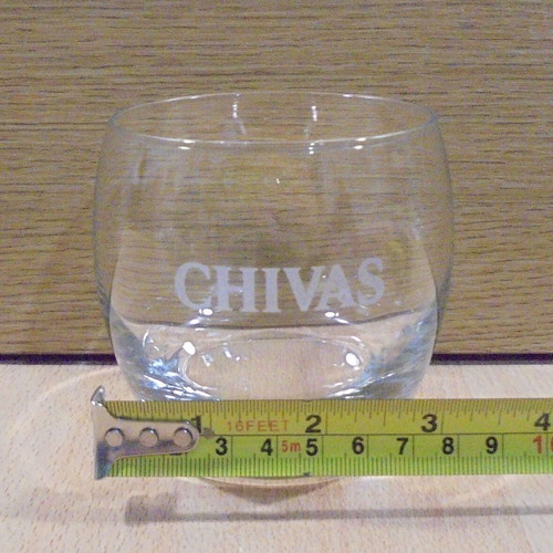 Chivas Regal Scotch Whisky set of two promotional glasses used