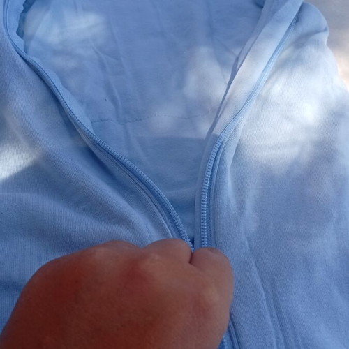 Sleeping bag Lupilu like new, size 0-6 months, light blue