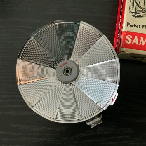SAMOS Pocket Flash Gun Vintage with Box and Case