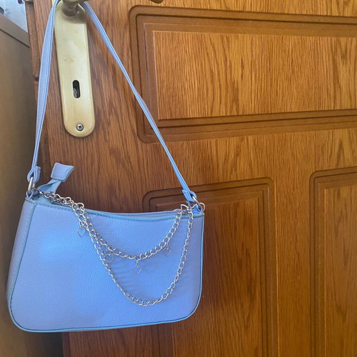 Sinsay women's shoulder bag new blue