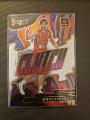 Panini Euroleague Select CSKA Milos Teodosic Clutch card