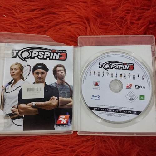 Top Spin 3 PlayStation 3 used with manual