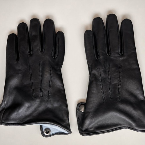Unisex Black Gloves New Unused Medium