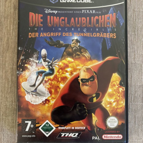 The Incredibles Rise of the Underminer Nintendo GameCube PAL used