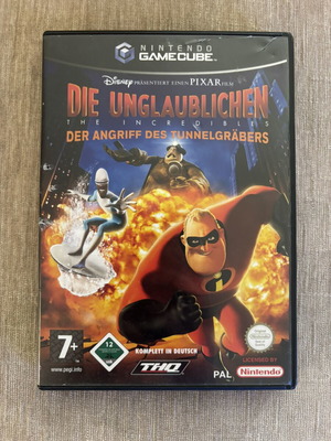 The Incredibles Rise of the Underminer Nintendo GameCube PAL used