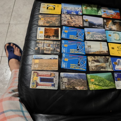 Phone cards used, pack of 140
