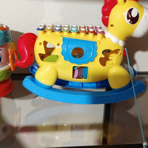 Musical Educational Activity Pony with Shape Sorter and Metallophone new
