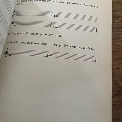Book Exercises in Music Theory used