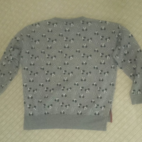 Mickey Mouse Disney pajama like new, size medium, black and gray