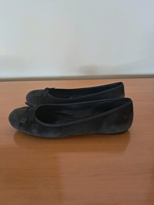 Car Shoe Μπαλαρίνες μεταχειρισμένες No41 σουέντ μαύρο