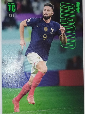 Olivier Giroud collectible card, Panini Top Class 2023