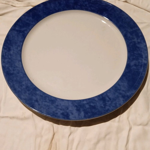 IONIA presentation plate 31 cm like new, blue and white