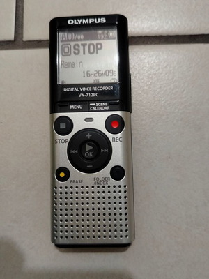 Olympus VN-712PC ψηφιακή συσκευή εγγραφής φωνής μεταχειρισμένη
