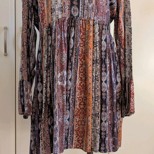 Boho tunic Bershka multicolor like new, size L