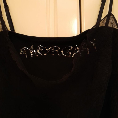 Morgan blouse with transparency, like new, size S, black