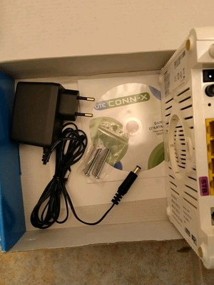 ADSL modem router Connx used with charger