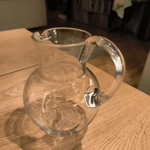 Crystal pitcher like new