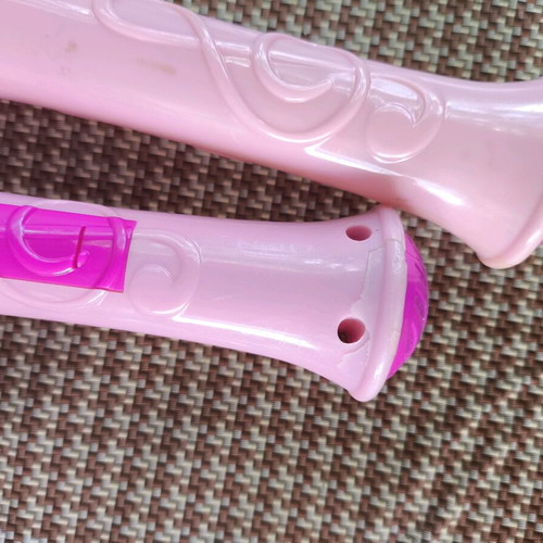Children's jump rope used, pink with slightly broken handle
