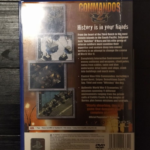 Commandos 2: Men of Courage PlayStation 2 used