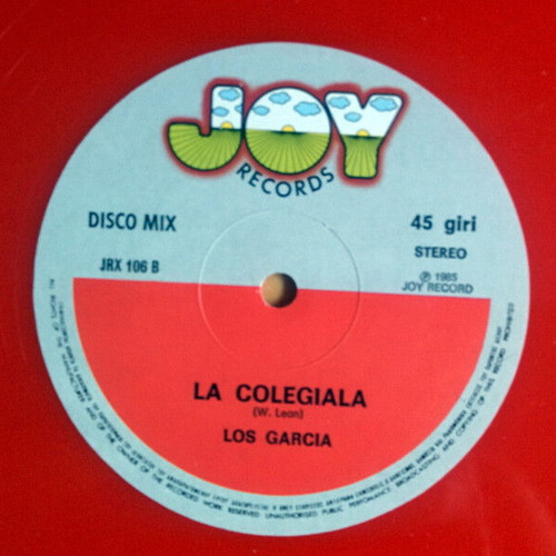 Los Garcia Señor Ali Baba / La Colegiala vinyl record used, Latin