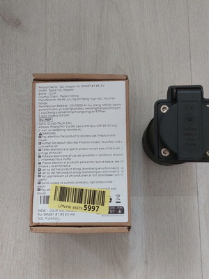 V2L Adapter for Smart #1 and Smart #3 New JULIK