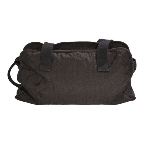 Sonia Rykiel Black Quilted Nylon Shoulder Duffle Bag used