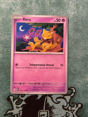 Κάρτα Abra Pokemon μεταχειρισμένη